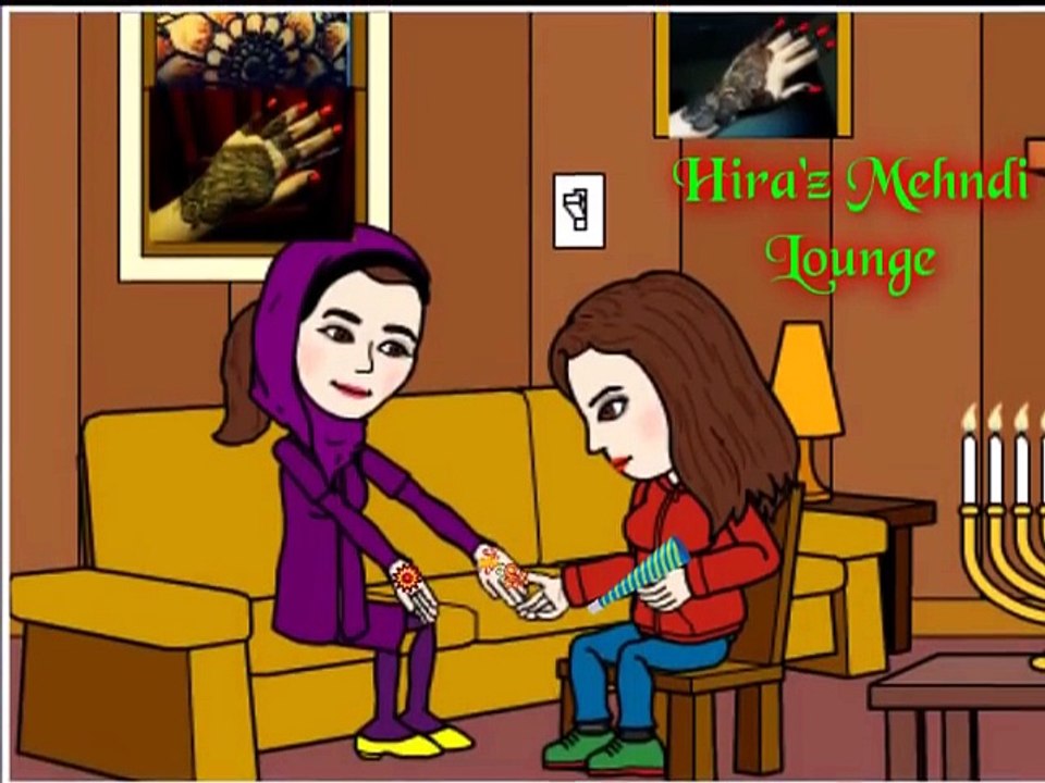 Easy DIY_ Beautiful henna mehndi jewellery style  for eid, weddings and parties