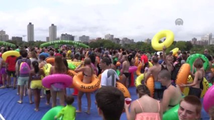 Dev Su Kaydırağı Yoğun İlgi Gördü