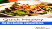 Ebook Quick Healthy Cooking Recipes: Dieting and Grain Free Recipes Free Online