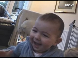 Cute baby Jasper playing with the camera