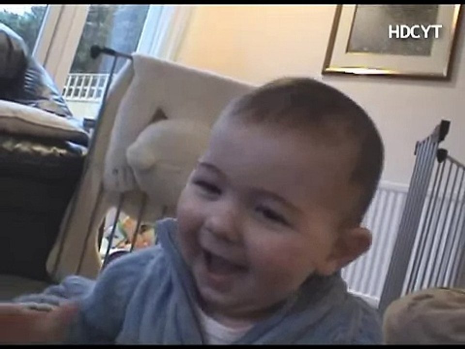 Cute baby Jasper playing with the camera