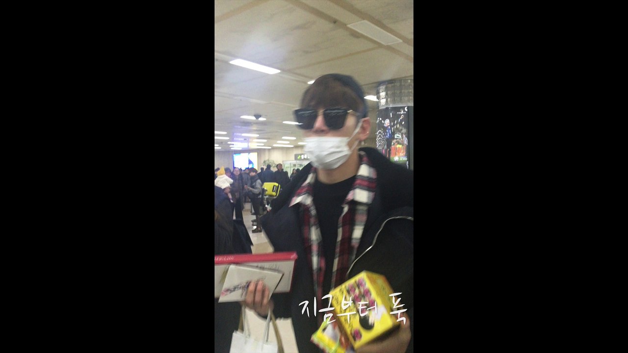 [직캠] 2016.02.02 김포공항 입국
