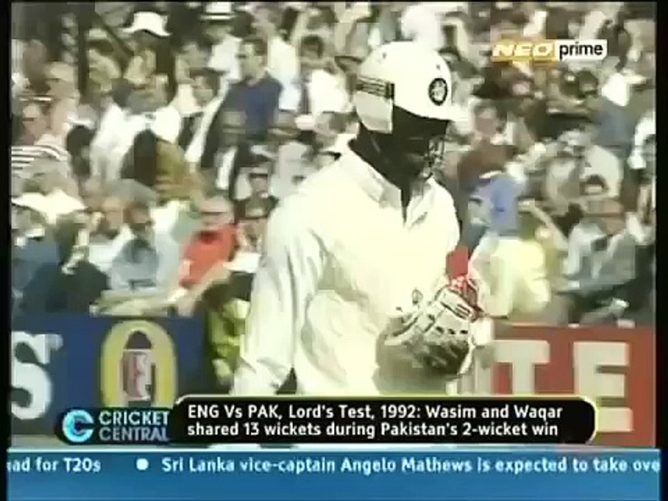 Killer Bowling Duo Wasim Akram and Waqar Younis against England