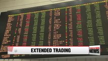 Main Korean stock market to extend trading hours starting Monday