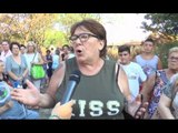 Napoli - Roghi tossici, protestano i cittadini di Barra (30.07.16)