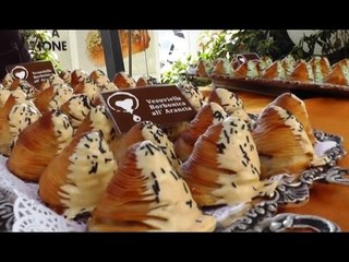 Napoli - La sfogliatella riccia diventa "Vesuviella Borbonica" (30.07.16)