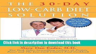 Books The 30-Day Low-Carb Diet Solution Free Download KOMP