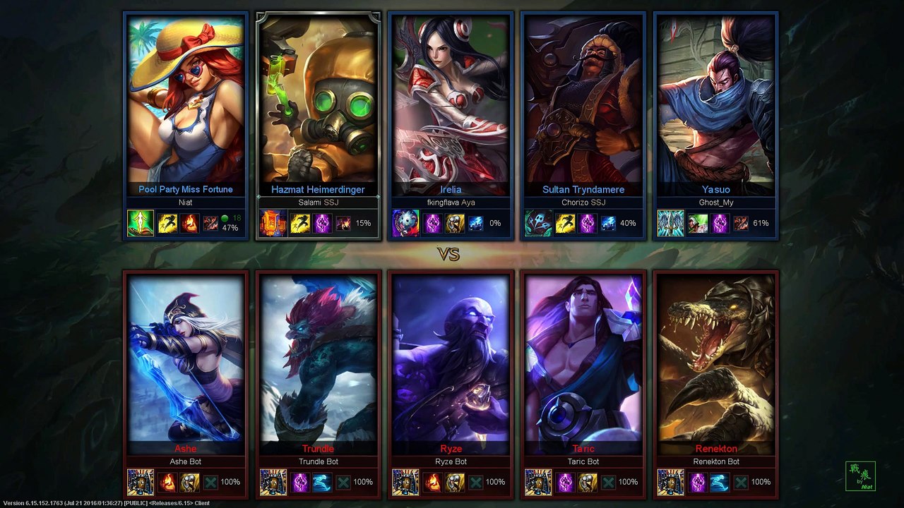 League of Legends 2016-07-31 好運姐泳裝造型