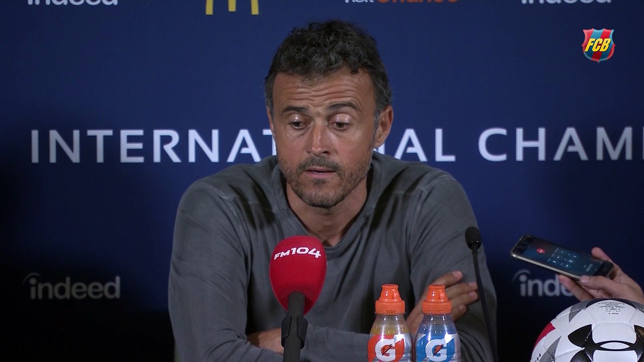 Luis Enrique: “Hemos tenido buenas sensaciones”