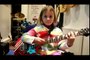7 year old guitarist Zoe Thomson plays Sweet Child O Mine by Guns n Roses