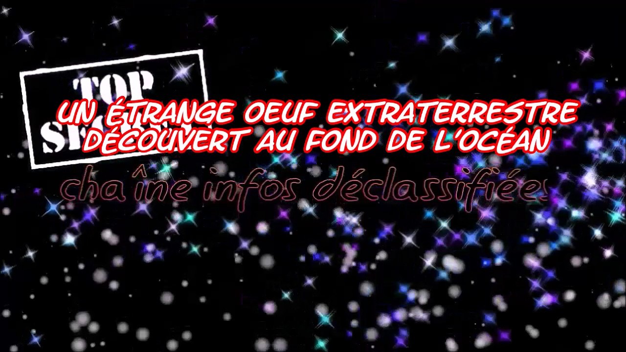 Un étrange « oeuf extraterrestre » découvert au fond de l’Océan