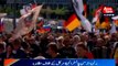 Berlin: Protest against German chancellor angela merkel