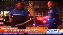 Dos tiroteos reportados al centro de Austin en Texas dejan un muerto y cuatro personas heridas