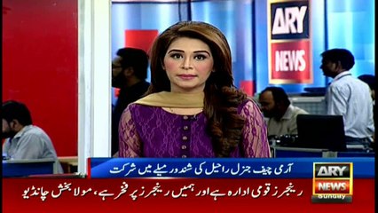 Army chief visits Shandour festival