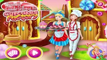 Anna and Cinderella at the Cupcakes Factory Game - Disney Princess Video Games For Girls