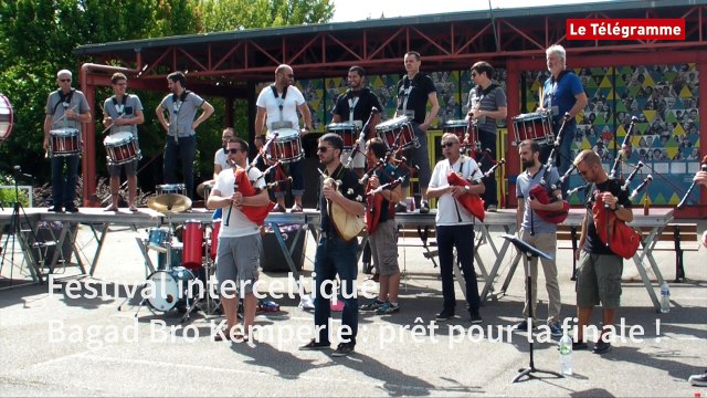 Festival interceltique. Bagad Bro Kemperle : prêt pour la finale !