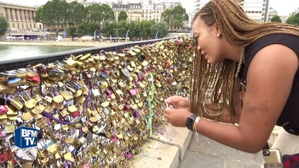 Paris ne s'est pas débarrassé des cadenas d'amour