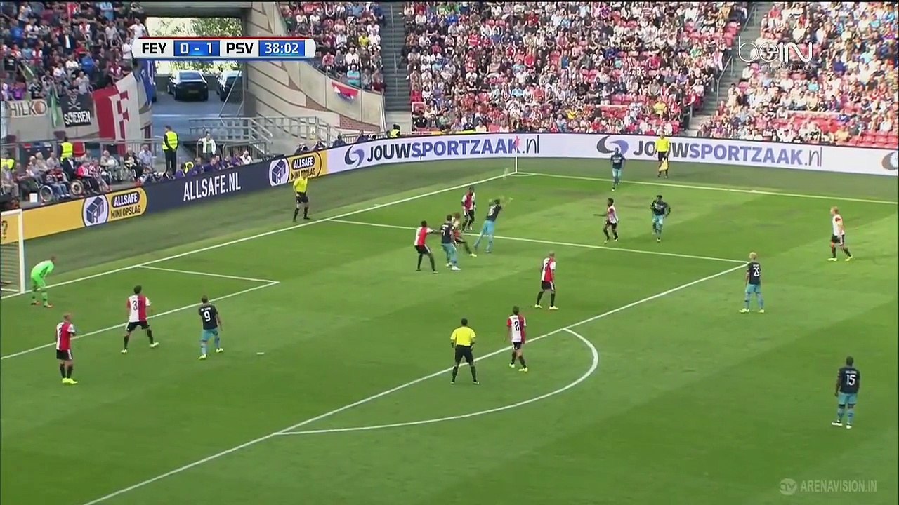 0-1 Davy Pröpper Goal Holland  Supercup - 31.07.2016, Feyenoord 0-1 PSV Eindhoven