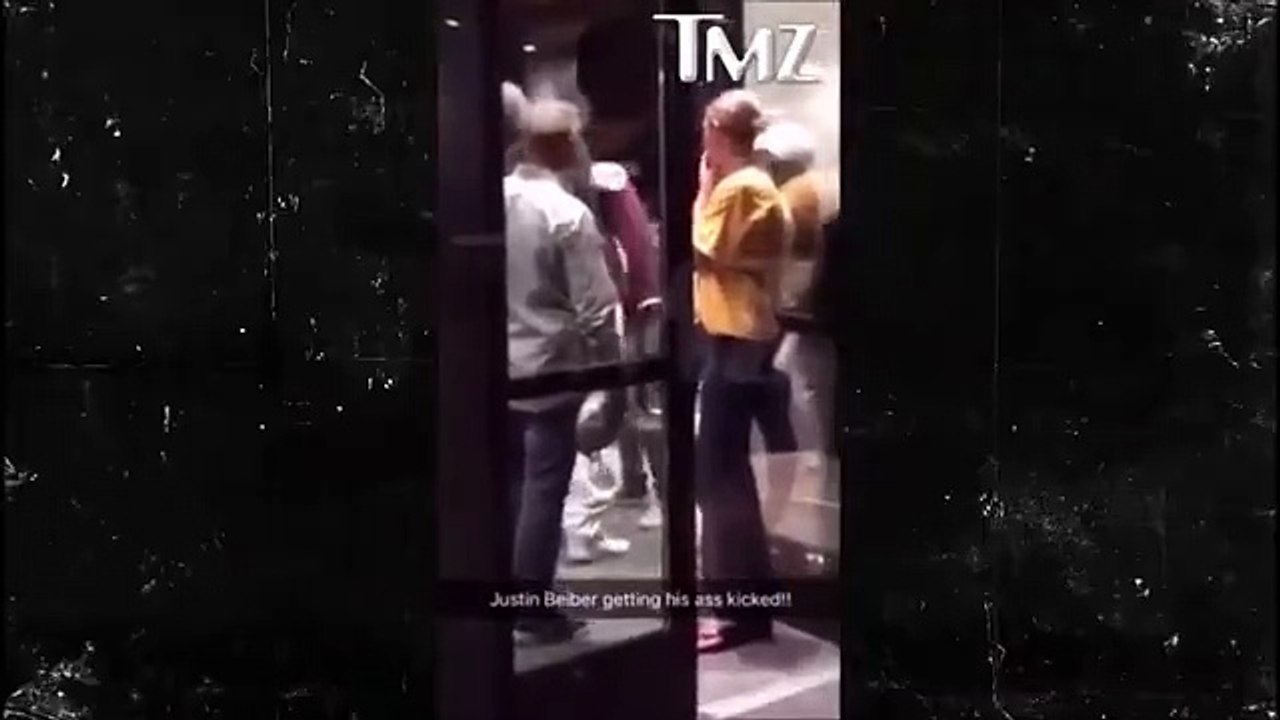 Justin Bieber frappé au sol dans une violente bagarre