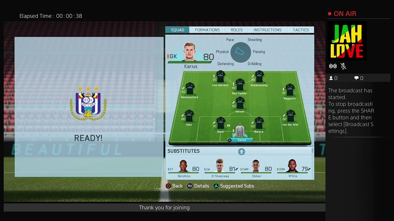 Mociòn's Live PS4 Broadcast - Portugal Liga NOS Career Mode - SL Benfica. x3 Games (57)