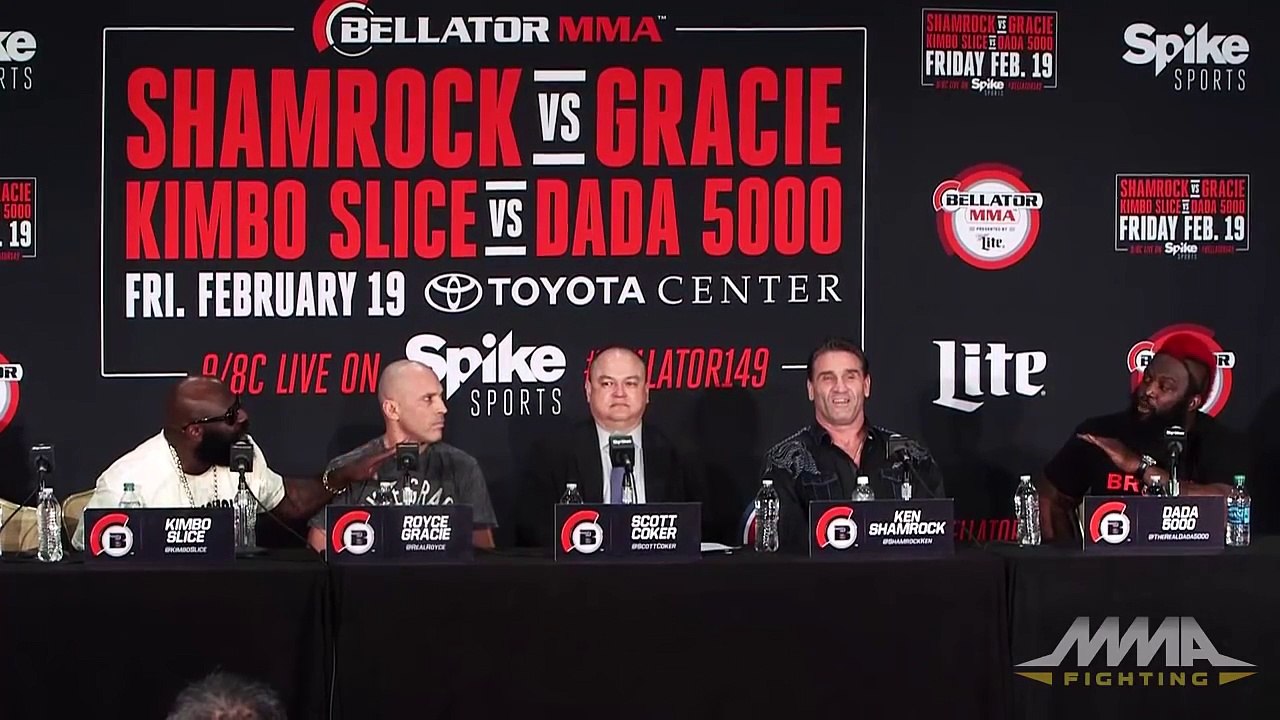 Bellator 149: Kimbo Slice Tells Dada 5000 He Has Baby Nuts