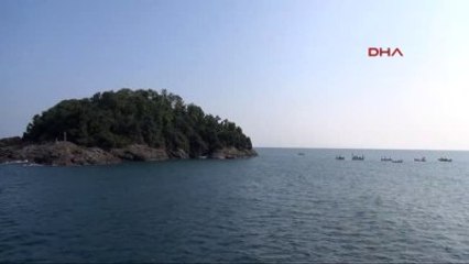 Giresun Adası'ndan Kıyıya Açık Su Yüzme Yarışması-Tamamı