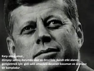 Kennedy'nin Gizli Örgütleri Deşifre Eden Konuşması