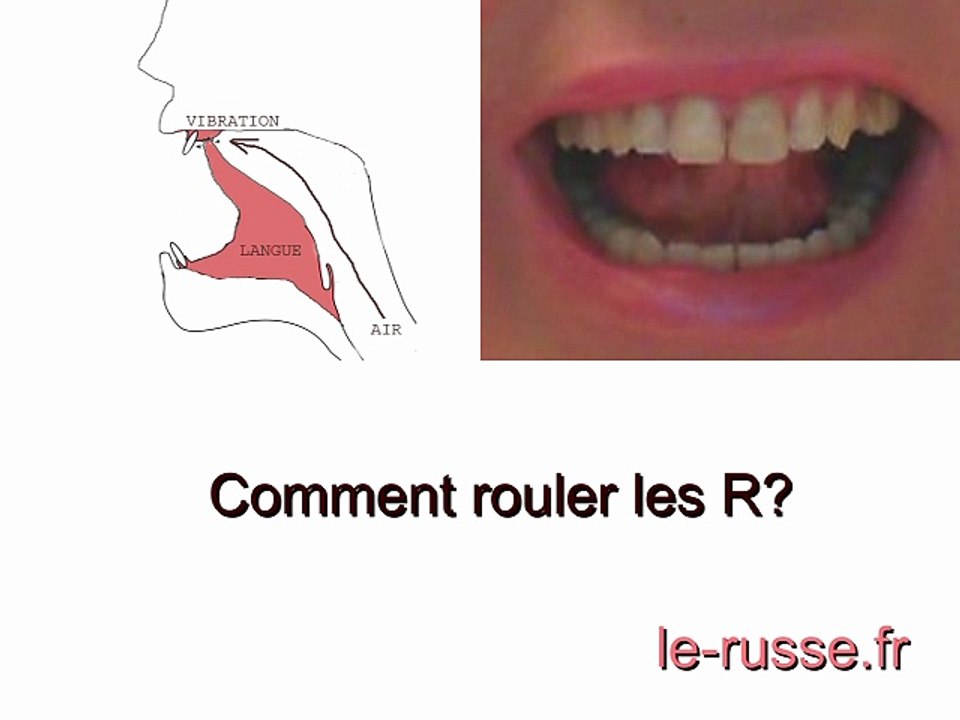 Comment rouler les R en espagnol, en italien, en arabe, en russe etc ...
