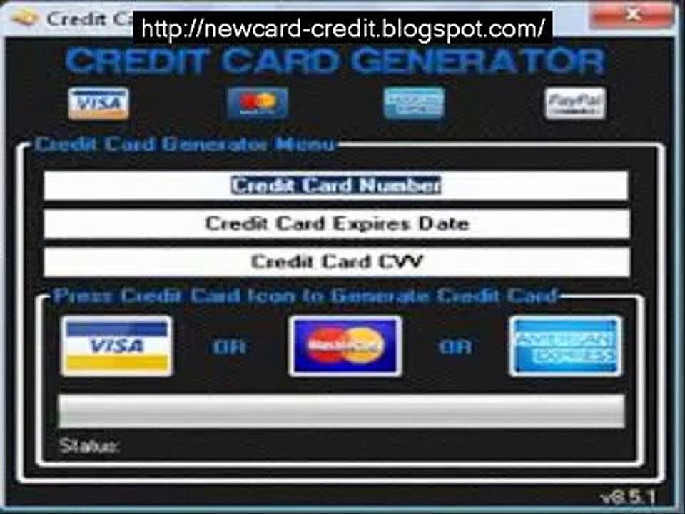 Online Working Credit Card Number Generator 2017.