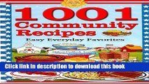 Books 1001 Community Recipes: Easy Everyday Favorites Free Online