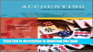 Books Accounting: What the Numbers Mean Free Online