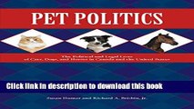 Ebook Pet Politics: The Political and Legal Lives of Cats, Dogs, and Horses in Canada and the