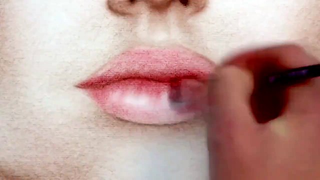 Amazing Drawing Speed painting Angelina Jolie by Stefan Pabst