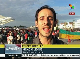 Miles de brasileños marchan en repudio al mandatario interino