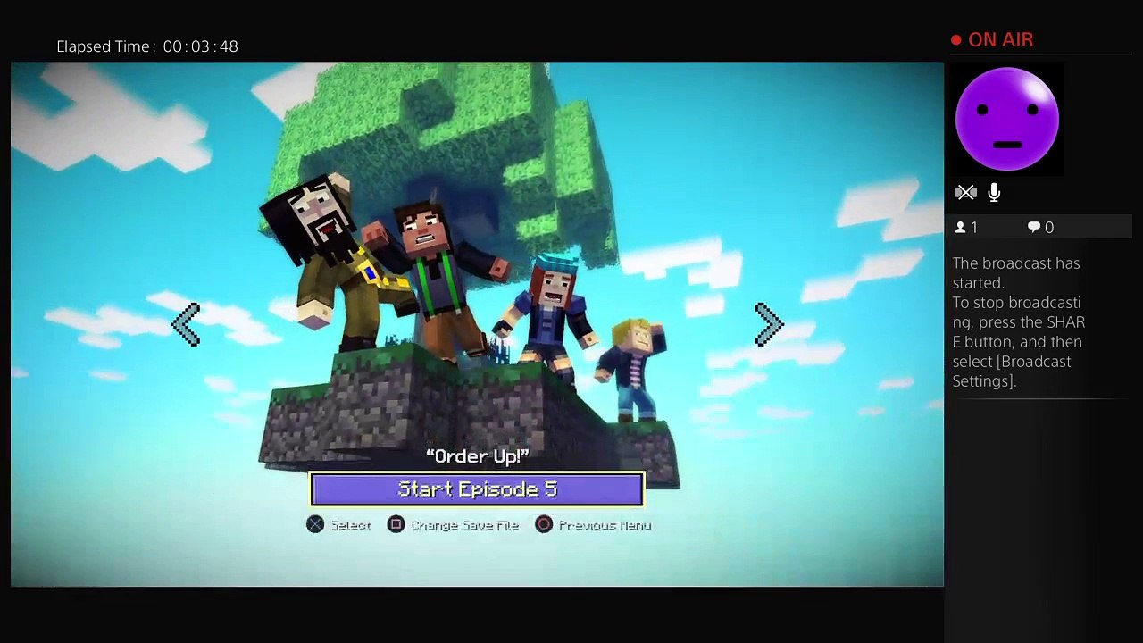 xX___JULlAN___Xx's Live PS4 minecraft story mode episode 4 part 2 (8)