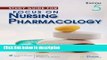 Books Focus on Nursing Pharmacology 5e and Lippincott s Interactive Tutorials and Case Studies for