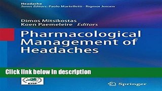 Ebook Pharmacological Management of Headaches Full Online