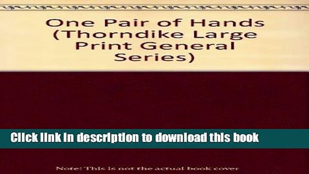 Ebook One Pair of Hands Free Online