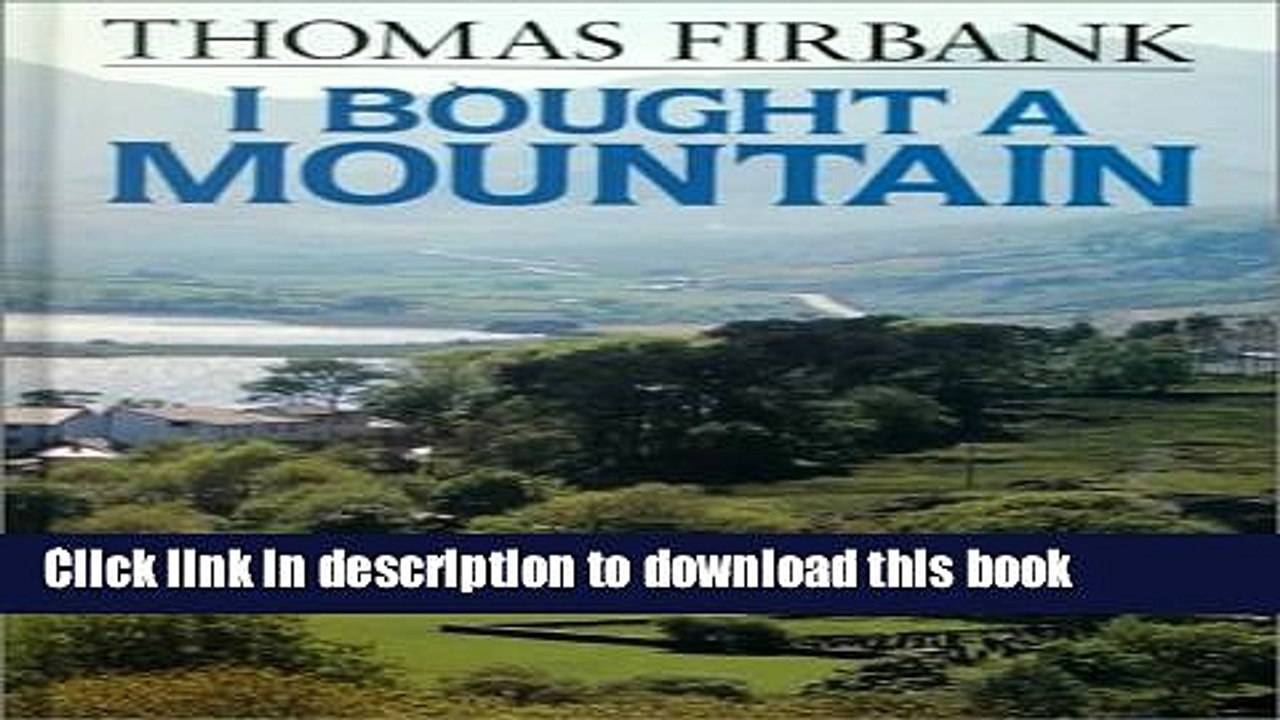 Ebook I Bought A Mountain Free Online