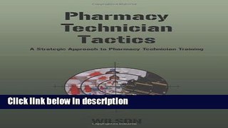 Ebook Pharmacy Technician Tactics Free Online