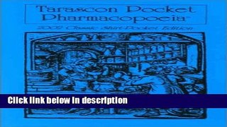 Books Tarascon Pocket Pharmacopoeia: 2002 Classic Shirt-Pocket Edition Free Online