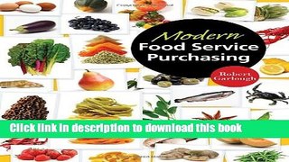 Books Modern Food Service Purchasing: Business Essentials to Procurement Full Online