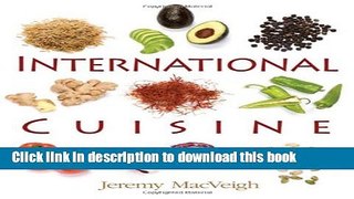 Ebook International Cuisine Free Download
