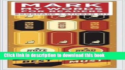 Ebook Mark My Words for Readers: Vintage Argyle (single bookmark) Free Online