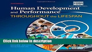 Ebook Human Development and Performance Throughout the Lifespan Full Online