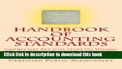 Ebook Handbook of Accounting Standards Full Online