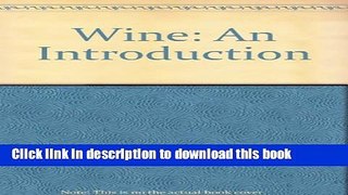 Books Wine: An Introduction Free Online