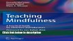 Books Teaching Mindfulness: A Practical Guide for Clinicians and Educators Free Online