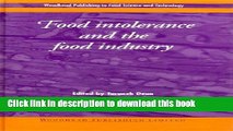Books Food Intolerance and the Food Industry (Woodhead Publishing Series in Food Science,