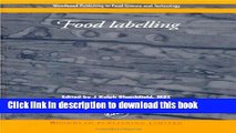 Ebook Food Labelling (Woodhead Publishing Series in Food Science, Technology and Nutrition) Free